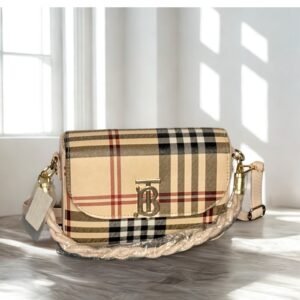 classic plaid crossbody bag